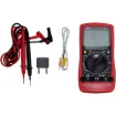 This digital multimeter features an extra large display making it very easy to read. It has a multitude of useful features including transistor tester, capacitor, frequency and temperature ranges.