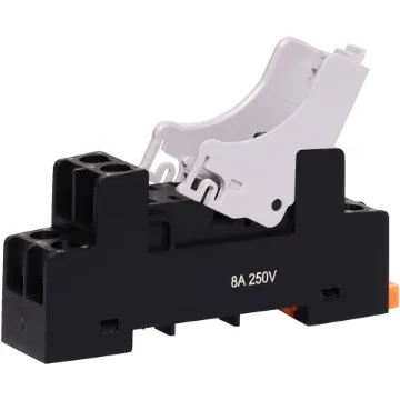 A DPDT 8A DIN Rail Mount Relay Cradle Base to suit SA4190B and SA4195B relays.