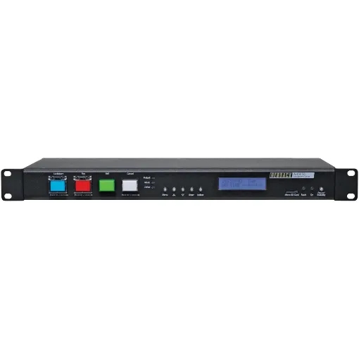 A timed audio announcement, lockdown and fire alarm controller all housed in a convenient 1RU rack mount chassis. A total of 50 “event” switching times are available through the timing functions