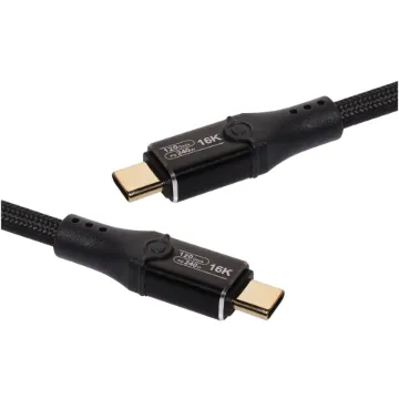 1m 240W USB C charging, data and display cable. Thunderbolt 5.