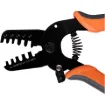 This open barrel terminal crimper is designed for use with 0.21-3.31mm² open barrel terminals and connectors. It features multiple jaw crimp sizes including 2.2, 2.5, 2.8, 3.1 and 3.4mm.