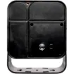 This all weather long throw PA speaker is a compact yet powerful two-way speaker designed for both indoor and outdoor use, featuring a sturdy bracket mount and a sleek ABS enclosure.