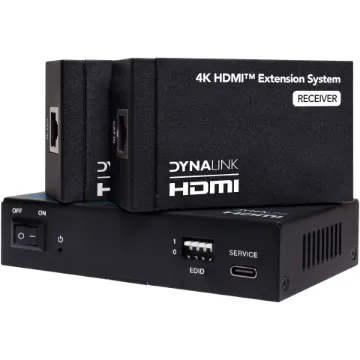This HDMI 1x2 Splitter can distribute 1 HDMI source signal to any 2 display devices, supporting video resolution up to 4K@60Hz.