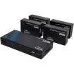 This HDMI 1x4 Splitter can distribute 1 HDMI source signal to any 4 display devices, supporting video resolution up to 4K@60Hz.