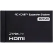 This HDMI 1x4 Splitter can distribute 1 HDMI source signal to any 4 display devices, supporting video resolution up to 4K@60Hz.