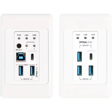 Provides a complete long distance USB signal solution for the latest high speed requirements of modern devices. It utilises standard UTP Cat6a cabling to extend USB connectivity over distances up to 100m.