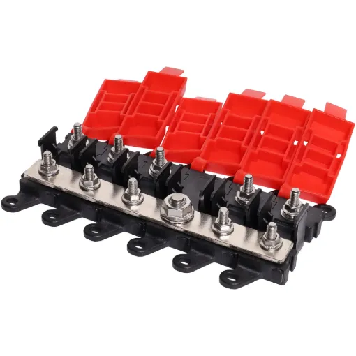 This compact fuse block suits 5 x MIDI type fuses.