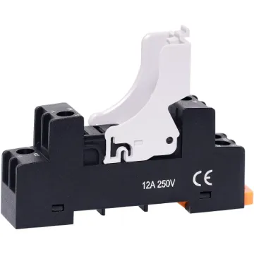 A SPST 12A DIN Rail Mount Relay Cradle Base to suit SA4190 and SA4195 relays.