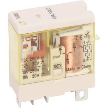 This 5A 24VDC SPST Cradle Relay acts like a simple on-off switch for a single electrical circuit, making it useful in applications like automotive electrical systems.