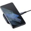 This QI Wireless 15W USB Phone Fast Charging Pad allows you to charge your phone wirelessly and more conveniently as you simply place your Qi - enabled smartphones) on the wireless charging pad.