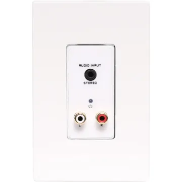 This Stereo RCA and 3.5mm Jack Wallaplate can be used in a stand-alone point to point basis, allowing signals to be sent over long distances (up to 600m depending on cable used and configuration of plates).