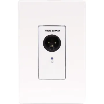 This 3 pin XLR Balanced Output wallplate can be used in a stand-alone point to point basis, allowing balanced signals to be sent over long distances (up to 600m depending on cable used and configuration of plates).