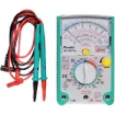 This quality analog multimeter is ideal for observing constantly varying quantities such as cycling voltages or speaker resonance testing. It has 20kO/Volt sensitivity with a colour scale and mirrored arc for parallax error reduction.