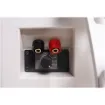 These Redback high power music speakers feature exceptional sound quality for professional sound reinforcement. They offer a stylish contoured profile together with a quick mounting bracket that virtually disappears once mounted.