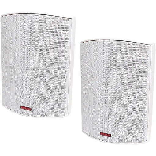 These Redback high power music speakers feature exceptional sound quality for professional sound reinforcement. They offer a stylish contoured profile together with a quick mounting bracket that virtually disappears once mounted.