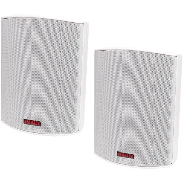 These Redback high power music speakers feature exceptional sound quality for professional sound reinforcement. They offer a stylish contoured profile together with a quick mounting bracket that virtually disappears once mounted.