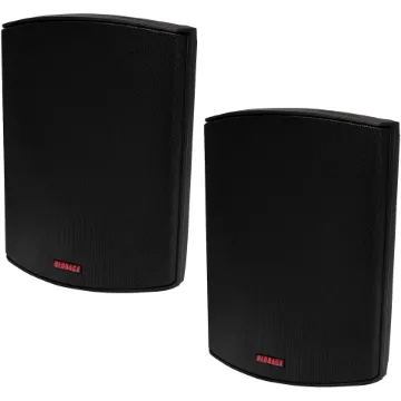 These Redback high power music speakers feature exceptional sound quality for professional sound reinforcement. They offer a stylish contoured profile together with a quick mounting bracket that virtually disappears once mounted.