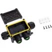 These weatherproof junction boxes with screw secure lid offer secure protection for cable joins from moisture and dust ingress.