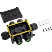 These weatherproof junction boxes with hinged lid offer secure protection for cable joins from moisture and dust ingress.