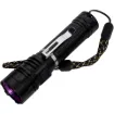 This powerful torch employs a 10 Watt ultra violet light ideal to detect counterfeit notes, checking ID cards, and looking for spills in your house. USB type C rechargeable. IP54 rated. 120mm long.