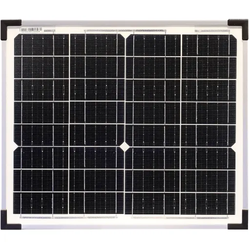 These monocrystalline silicon solar panels are designed for long life (up to 25 years) and high efficiency output. They may be wired in series or parallel arrays.