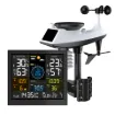 This fantastic wireless Wi-Fi home weather station contains everything you require to monitor live weather conditions at home. The main base station displays at a glance, indoor and outdoor temperature, humidity, barometric pressure, recent rainfall, wind speed and direction.
