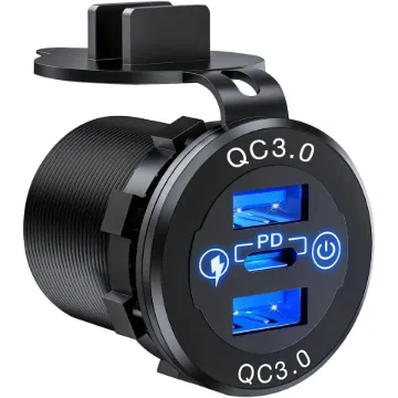 Provides dual QC3.0 charging ports and 20W power delivery USB C port in a single charger.