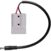 This 2.1mm DC jack adapter allows you to power DC appliances from an Anderson style output. This adapter can also be used with portable power generators with 2.1mm solar inputs, such as M8199B.