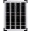 This quality 10W 12V monocrystalline solar panel module is designed for direct connection to a solar charge controller for use in remote power systems. The compact size makes it perfect for battery maintenance in low power equipment.