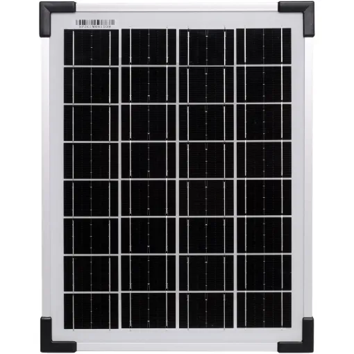 This quality 10W 12V monocrystalline solar panel module is designed for direct connection to a solar charge controller for use in remote power systems. The compact size makes it perfect for battery maintenance in low power equipment.