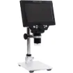 Inspect the finest details with this 12MP digital microscope featuring up to 1200x magnification, a vibrant 7" HD display, LED lighting, photo/video recording, and USB PC connectivity—perfect for classrooms, labs, and precision work.