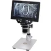 Inspect the finest details with this 12MP digital microscope featuring up to 1200x magnification, a vibrant 7" HD display, LED lighting, photo/video recording, and USB PC connectivity—perfect for classrooms, labs, and precision work.