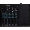 A perfect little mixer companion for your PC/laptop for home recording. Measuring only 124mm wide it takes up very little desk space whilst still offering features found on mixers twice the size - such as fader level control, three band EQ and effects.