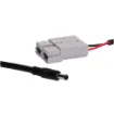 This 2.1mm DC jack adapter allows you to power DC appliances from an Anderson style output. This adapter can also be used with portable power generators with 2.1mm solar inputs, such as M8199B.