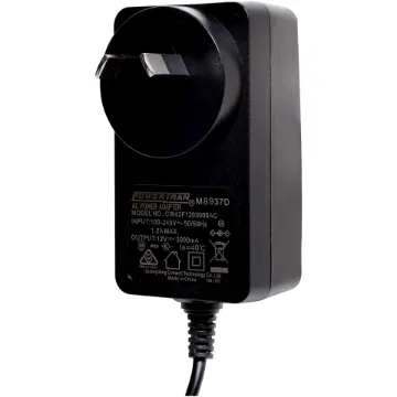 12V DC Switchmode Plugpack Supplied with fixed 2.1mm DC positive tip. Compact design with high current regulated output. Energy authority approved. MEPS approved. 12VDC @ 3A.