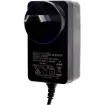 24V DC Switchmode Plugpack Supplied with reversible polarity 2.1mm DC tip. Compact design with high current regulated output.