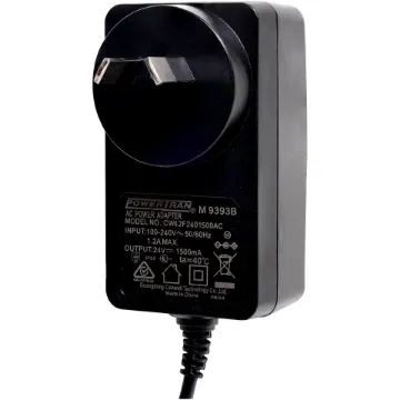 24V DC Switchmode Plugpack Supplied with reversible polarity 2.1mm DC tip. Compact design with high current regulated output.