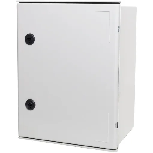 A range of Polyester Hinged Door Wall Cabinets designed for reliable protection in demanding environments. Suitable for housing terminal boxes, distribution panels, instruments and electrical equipment.