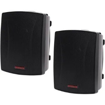 These Redback wall mount music speakers feature exceptional sound quality for both domestic and commercial applications, such as theatre surround or bookshelf speakers, and PA sound reinforcement.