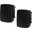These Redback wall mount music speakers feature exceptional sound quality for both domestic and commercial applications, such as theatre surround or bookshelf speakers, and PA sound reinforcement.