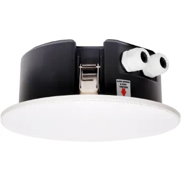 This compact, low profile speaker features a 150mm (6”) 6W driver and snap fit edge to edge grille for a stylish finish.