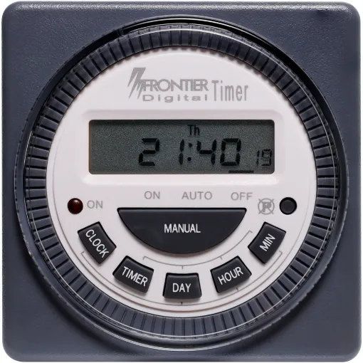 This versatile 7 day digital timer is ideal for use in any appliance which requires automation. It can be configured to switch at up to 8 different times during a 24 hour period. In addition, it can be programmed to operate on a wide variety of days. eg.