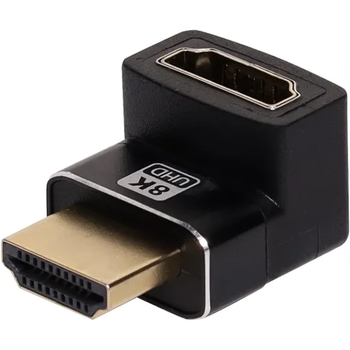 HDMI Right Angle Up Male To Female Adapter