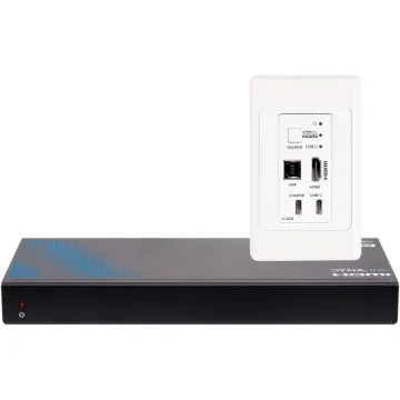 HDMI / USB-C HDBaseT Cat6 Extender System with USB KVM