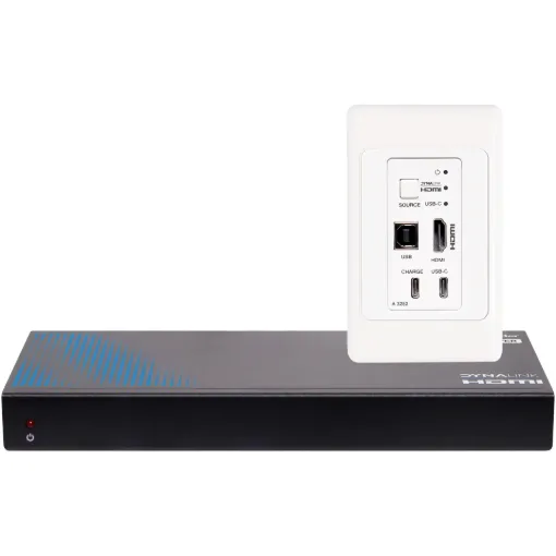 HDMI / USB-C HDBaseT Cat6 Extender System with USB KVM