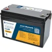This 12.8V 120Ah lithium battery (LiFePO4) is compatible in size with traditional 90-130Ah SLA batteries (check dimensions), but with all the benefits of cutting edge lithium technology with Bluetooth.