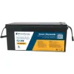 This 12V 300Ah LiFePO4 replacement battery is compatible in size with traditional 300Ah SLA batteries, but with all the benefits of cutting edge lithium technology. LiFePO4 batteries offer longer service life than traditional lead acid batteries, plus weigh less than HALF as much as SLA batteries with Bluetooth.