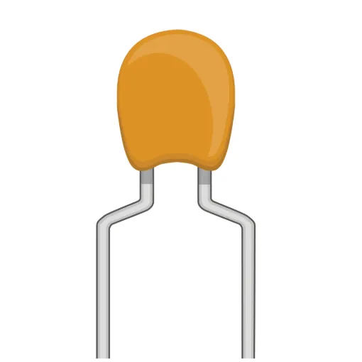 6.8uF 25V 5mm Tantalum Capacitor
