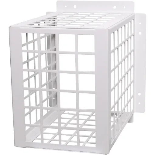 Wall Mount PA Horn Speaker Vandal Resistant White Cage