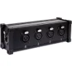 A simple point to point UTP extension system for balanced signals using 3 pin XLR connection.